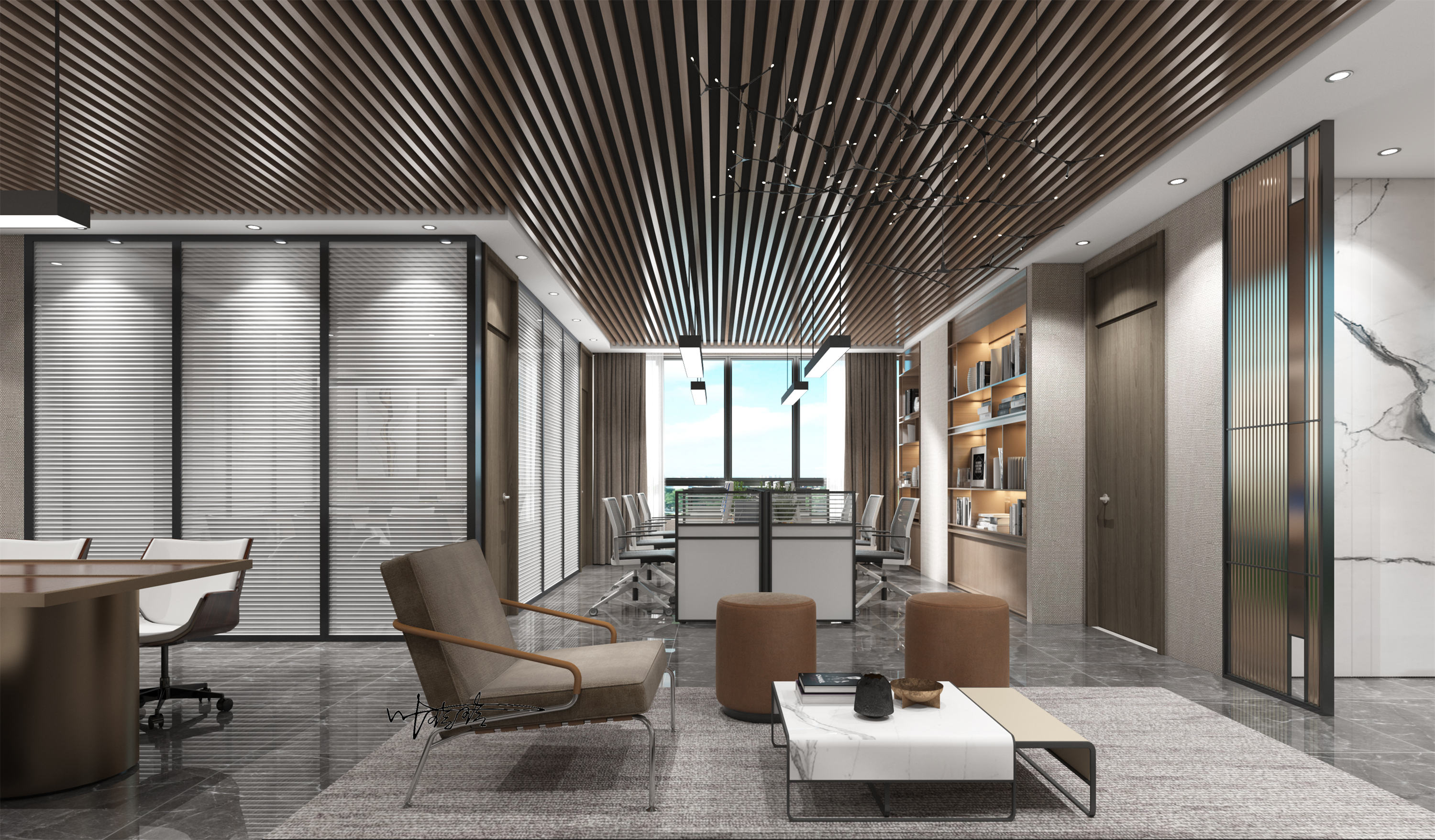 简约不简单的办公室设计-15