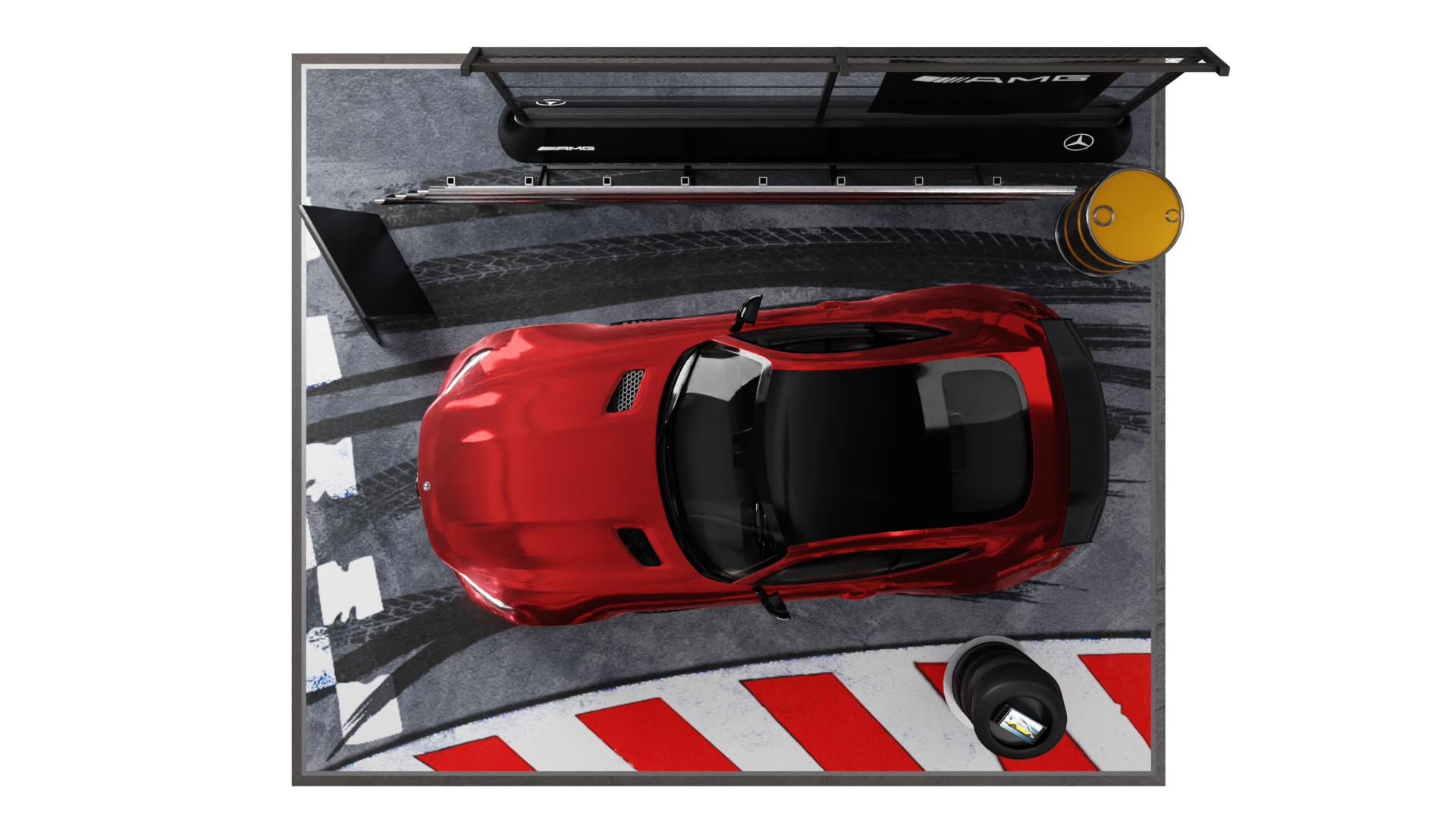 Mercedes Benz AMG Car Stand-8