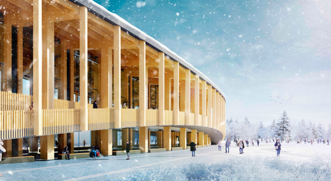 “Дерево на арене”相关建筑项目（含“Агора”等）丨俄罗斯莫斯科丨ПИ «АРЕНА»,Mecanoo（教育中心前期）-48