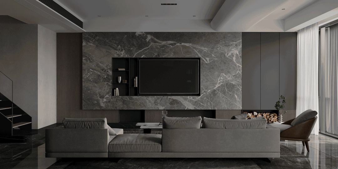 灰调极简奢华空间 · 重庆华侨城·岚溪云墅丨中国重庆丨唐士力,程沁,钟文-19