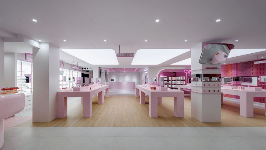 Rom&nd Flagship Store, Pink Office in Seongsu-5