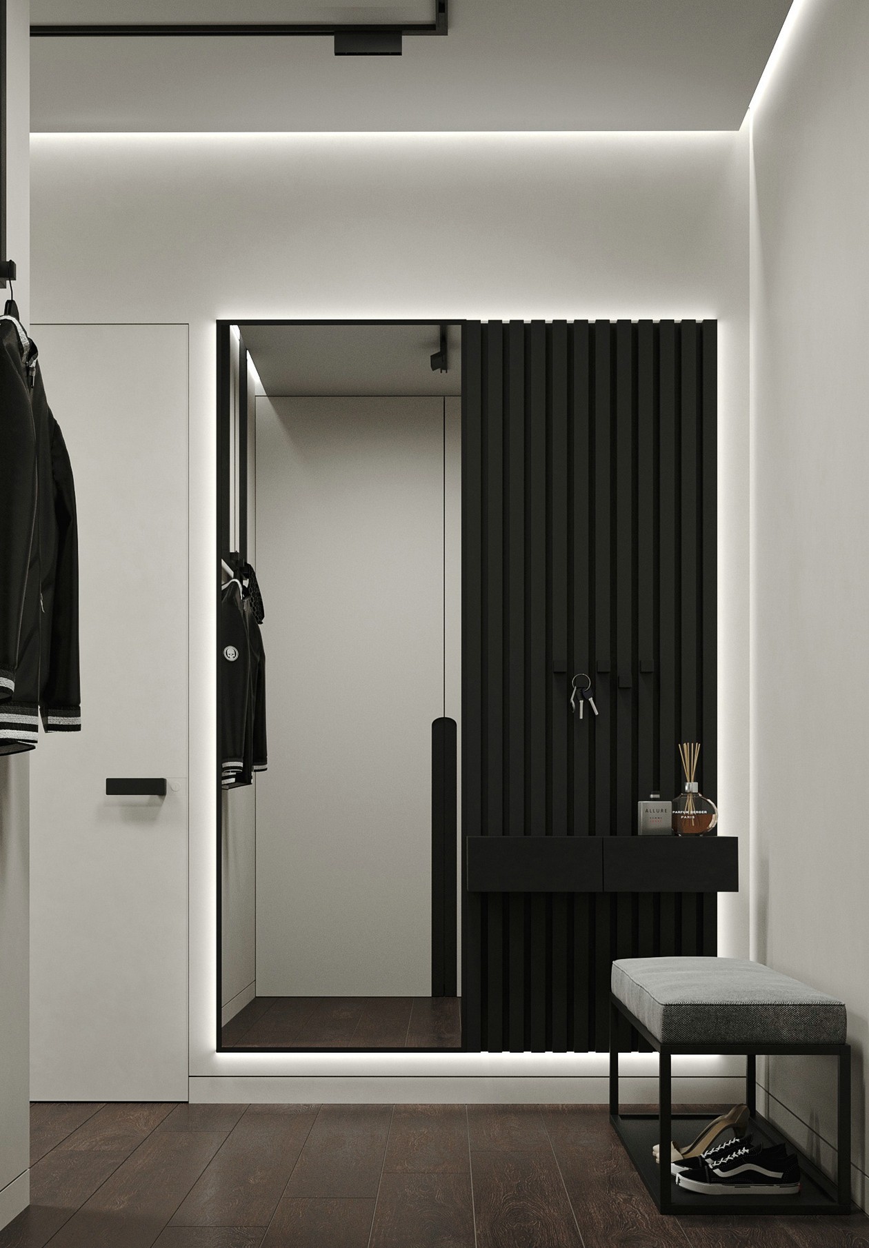 110㎡高级灰色系住宅设计 超舒适！-0