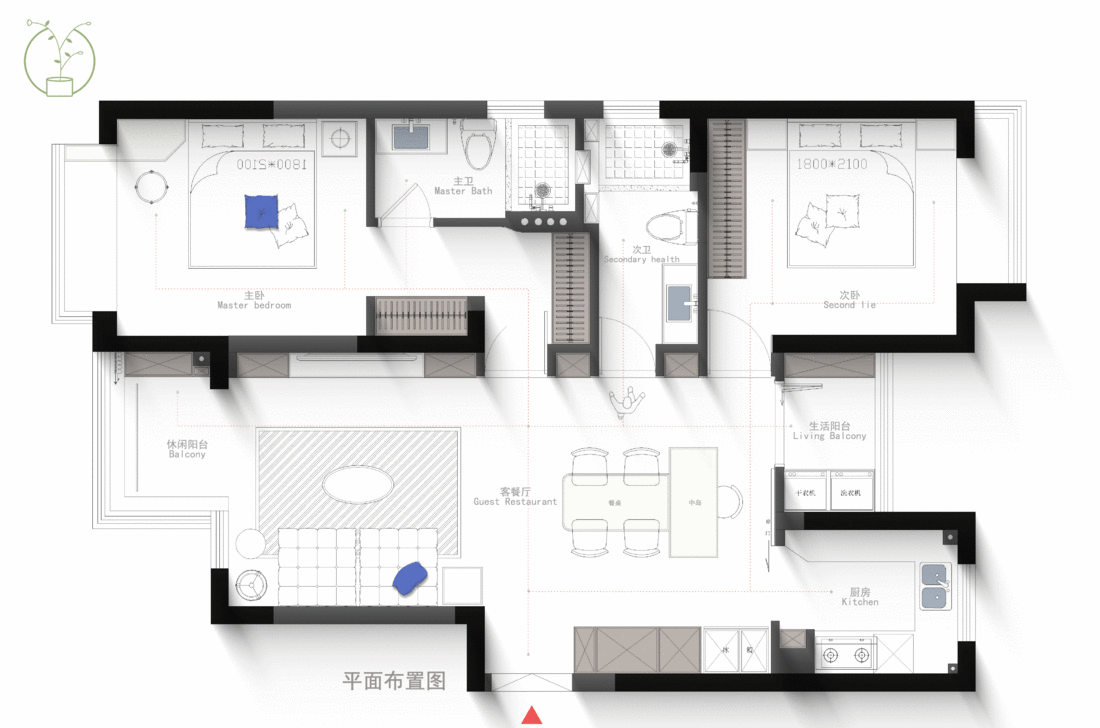 温柔优雅的美式私宅设计丨中国上海丨春茉空间设计-42