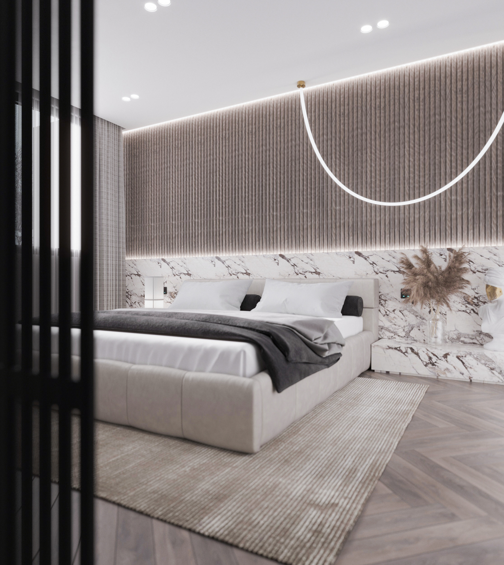 本沙班别墅丨突尼斯丨YE INTERIOR-35