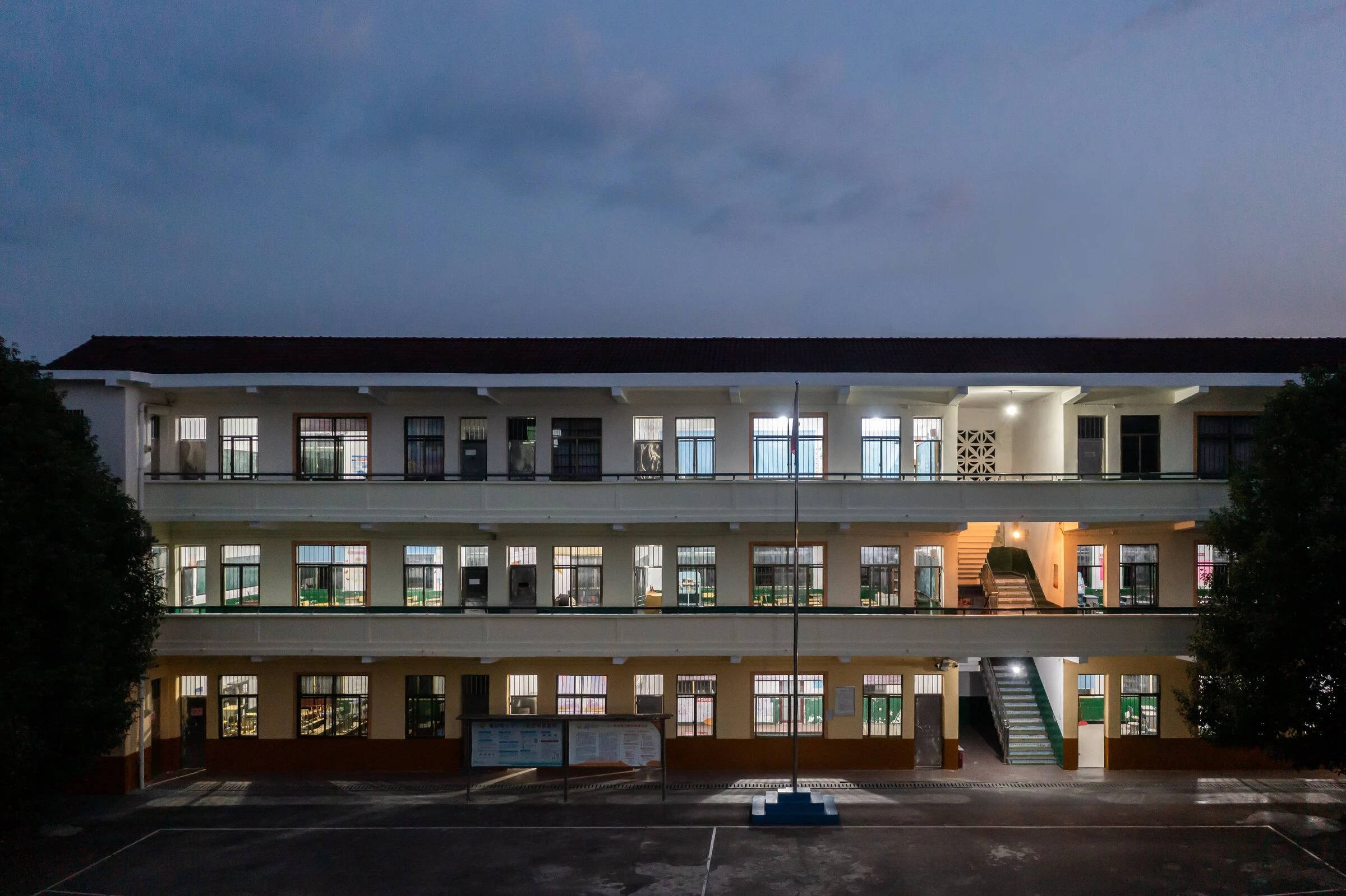 长沙岭小学改造丨中国湖南丨平介设计-13