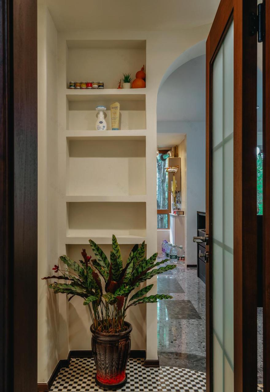 复古风一家三口的温馨之家-48