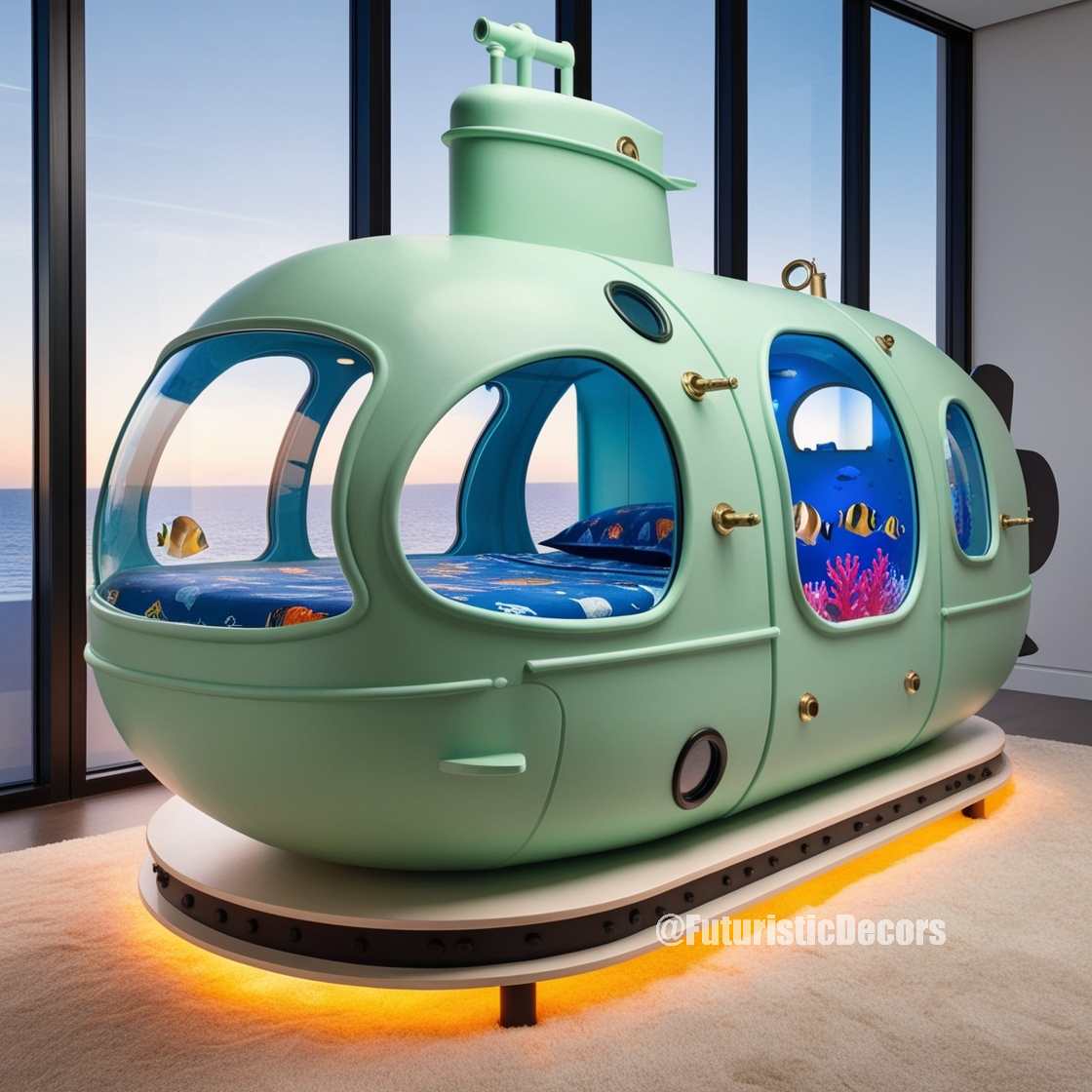 Submarine Aquarium Beds（潜艇水族馆床）-112