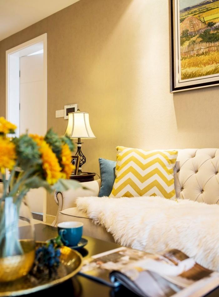 现代轻奢暖黄家居,温馨舒适的空间艺术-6
