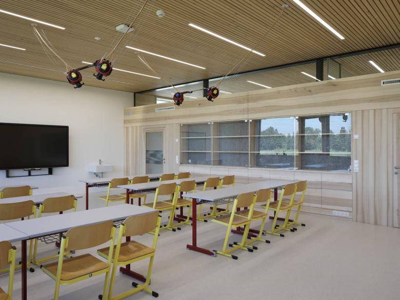 HK Architekten, Hermann Kaufmann + Partner ZT GmbH丨BSBZ Landwirtschaftsschulen Vorarlberg丨奥地利-14