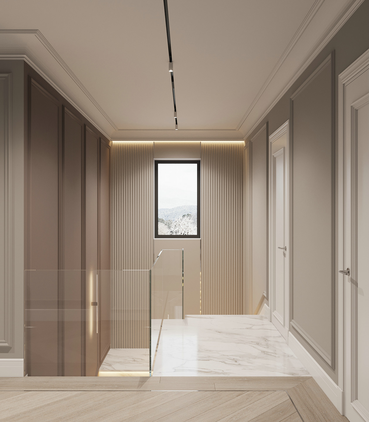 360㎡大平米住宅设计 轻奢高级感！-21