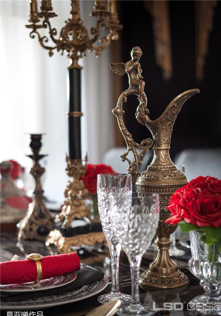 LSDInteriorDesign丨拜占庭艺术绽放万科翡翠别墅-7