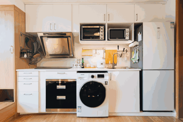 35㎡小户型逆袭 | 一室四用，浴缸、开放式厨房、衣帽间、榻榻米全都有-59