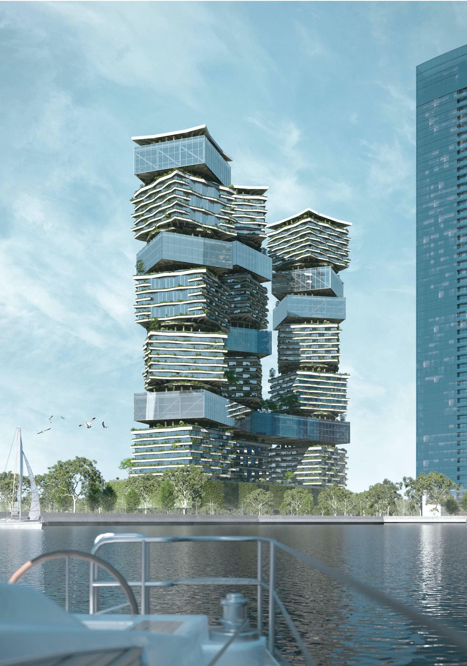 新加坡“层级塔楼” | 共享生活的新模式-53