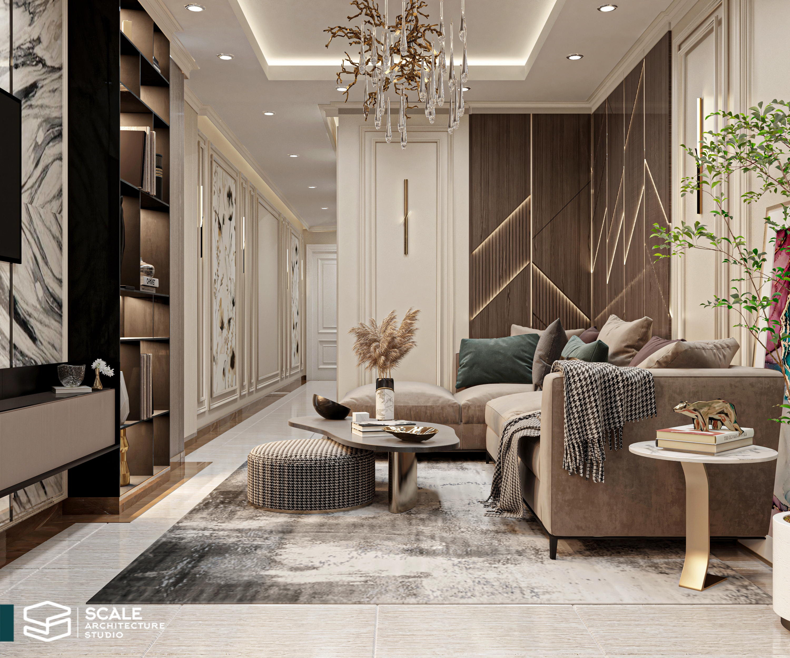 客厅带厨房丨埃及丨Scale Studio-6