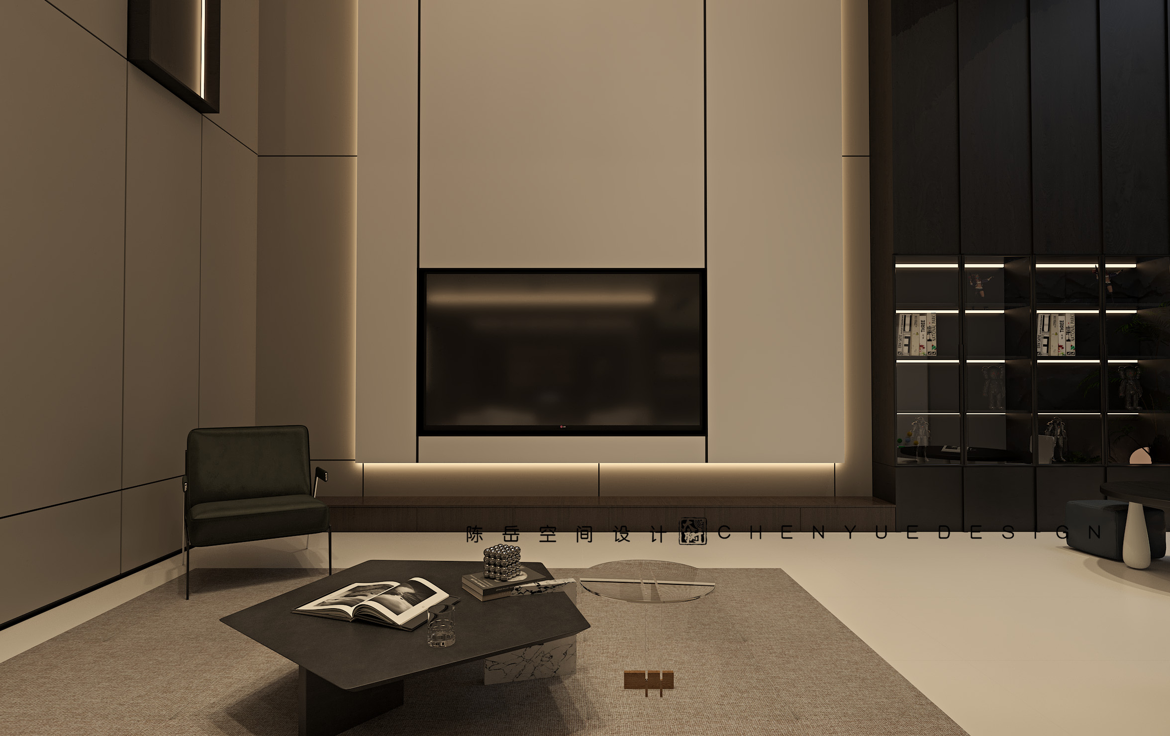 招商天府玺底跃350㎡意式极简丨中国成都丨陈岳-25