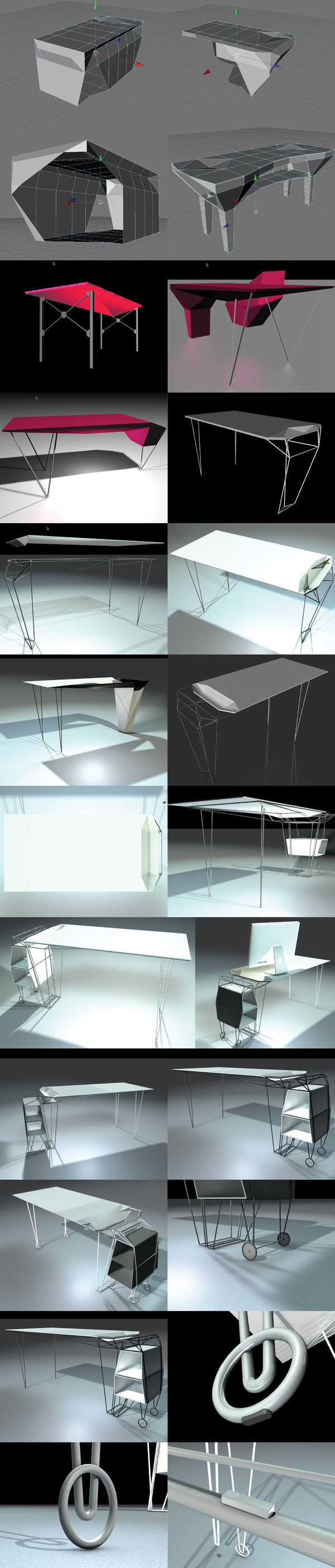 Palos几何办公桌丨David Hutira-23