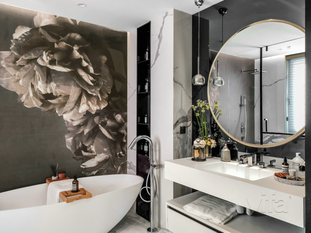 "Vifa 威法"打造精致浴室,钛金灰色调展现未来艺术感-23