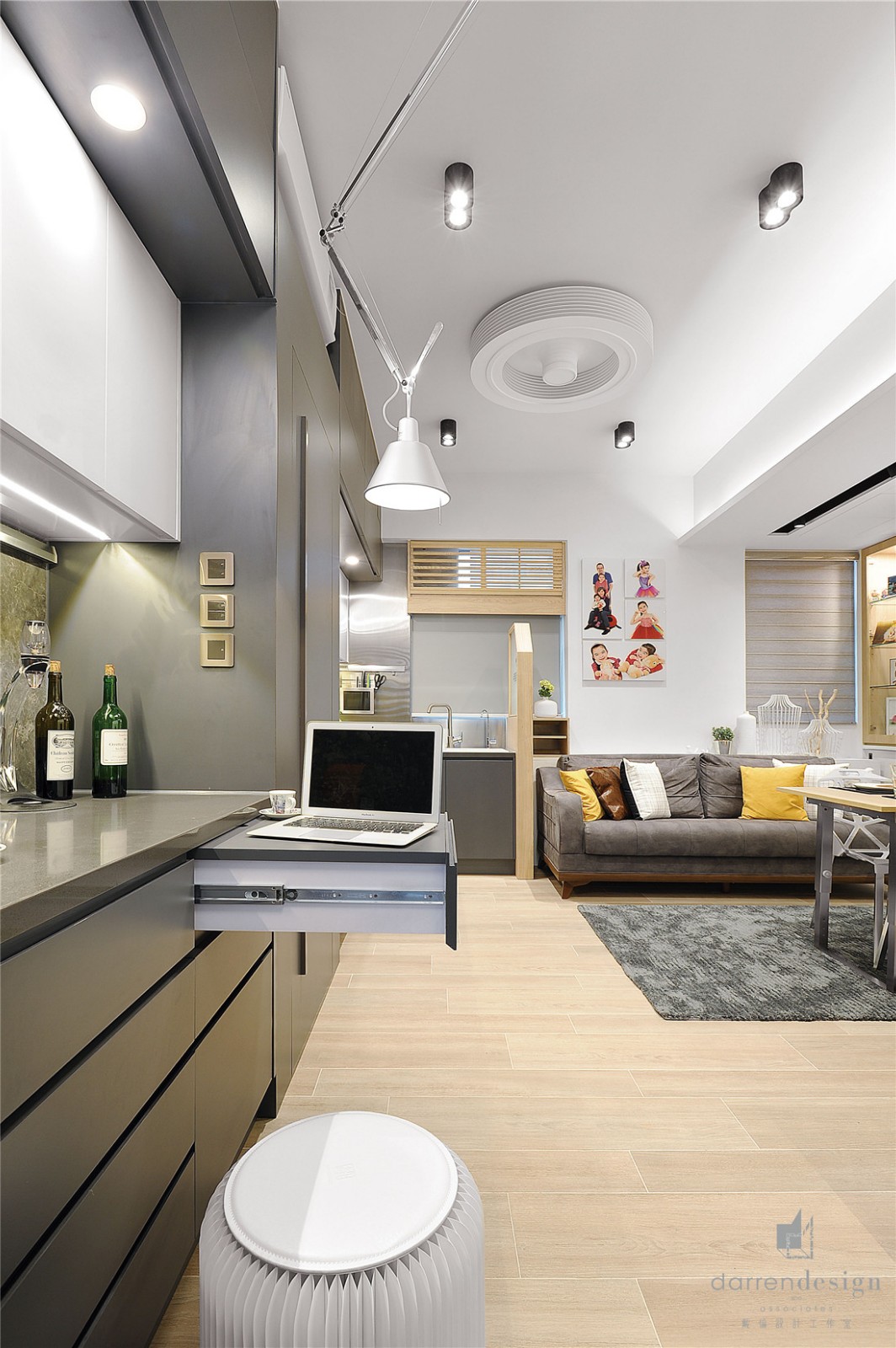 香港 2 居室住宅，现代简约收纳空间-14