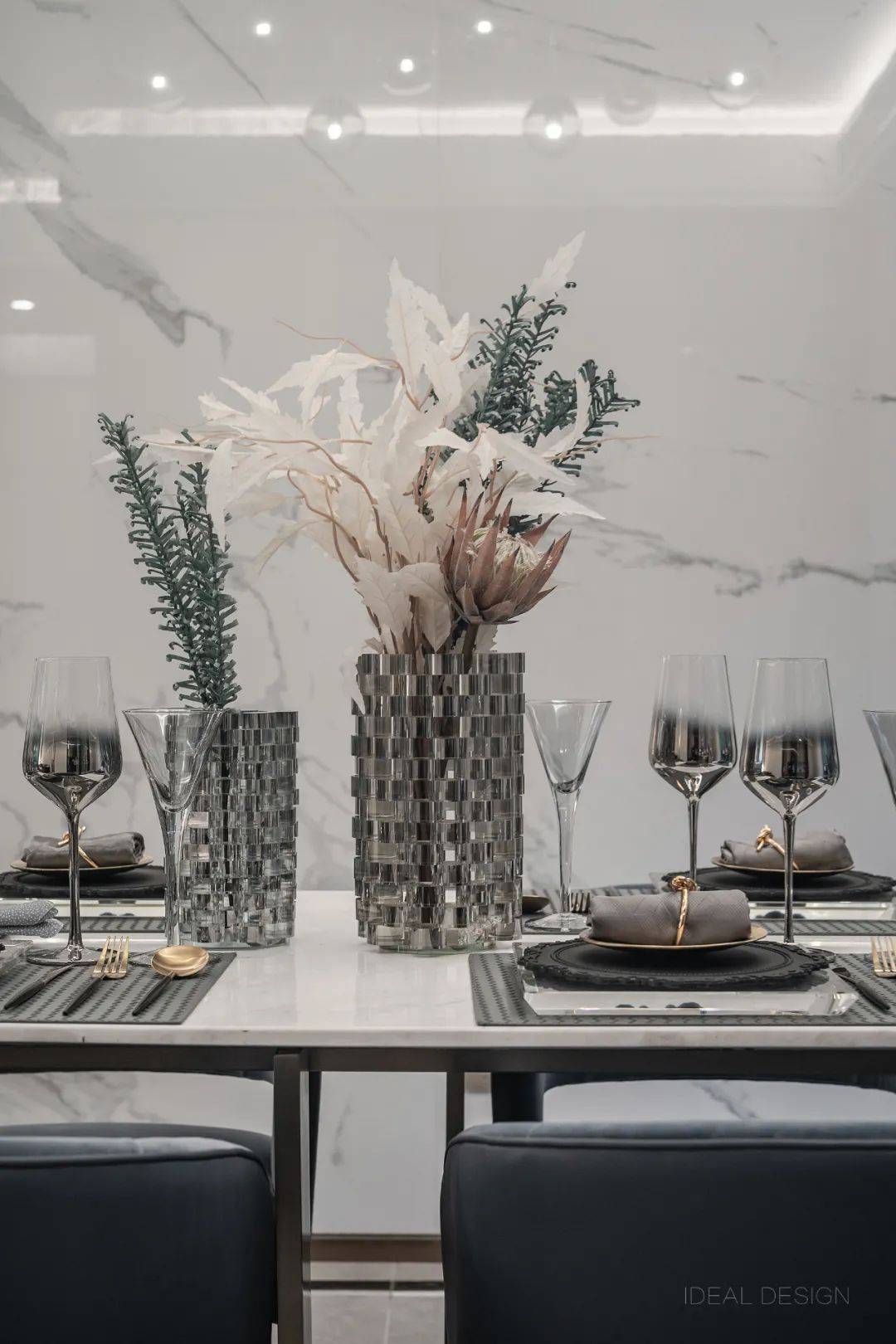 简约自由，温暖轻奢——东原麓·印长江 148 户型样板间-19