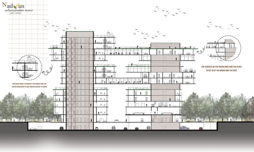 纳德万,行政大楼丨埃及丨曼苏拉大学建筑系-22