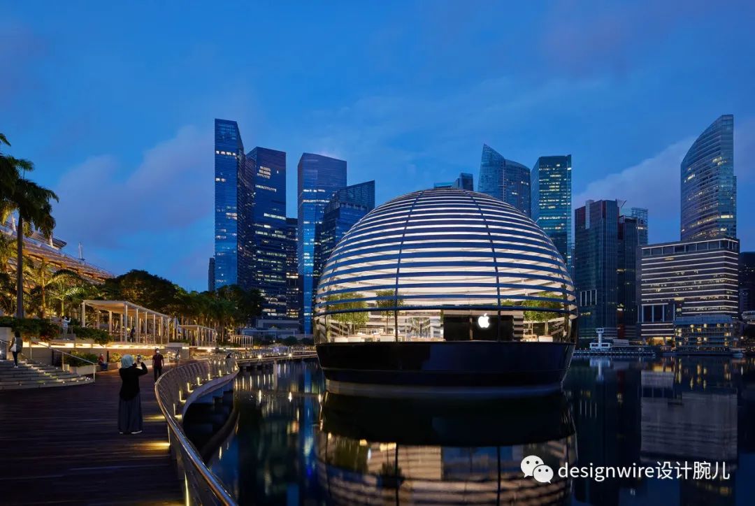 全球首个水上漂浮苹果店，创新设计诠释品牌理念-27