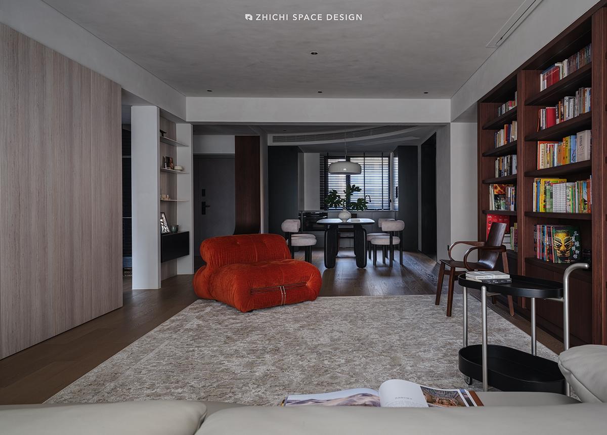 咫尺新作︱『无界,有序,有光』,180㎡知识分子理想国-27