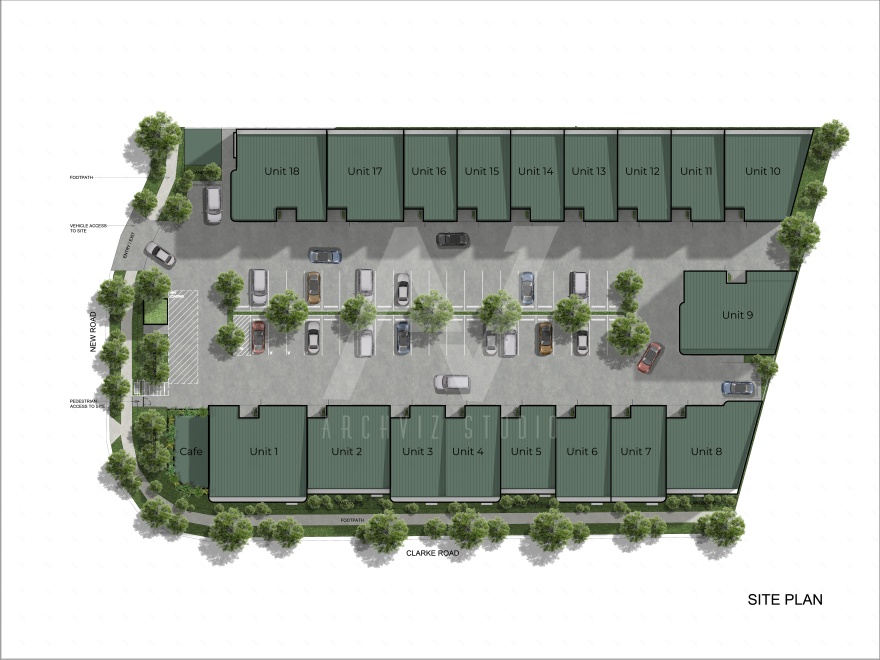 Industrial Complex | 3D Sectional Plans-7
