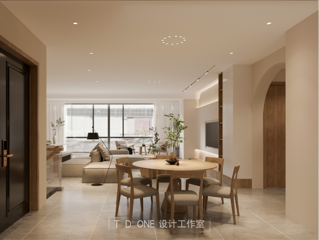 中南林樾的原木奶油风住宅丨T·D ONE 设计工作室-26