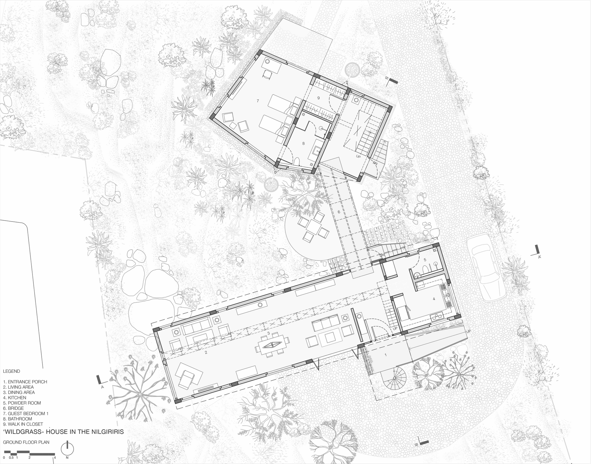 尼尔吉里的野草屋丨印度丨Mathew and Ghosh Architects-20