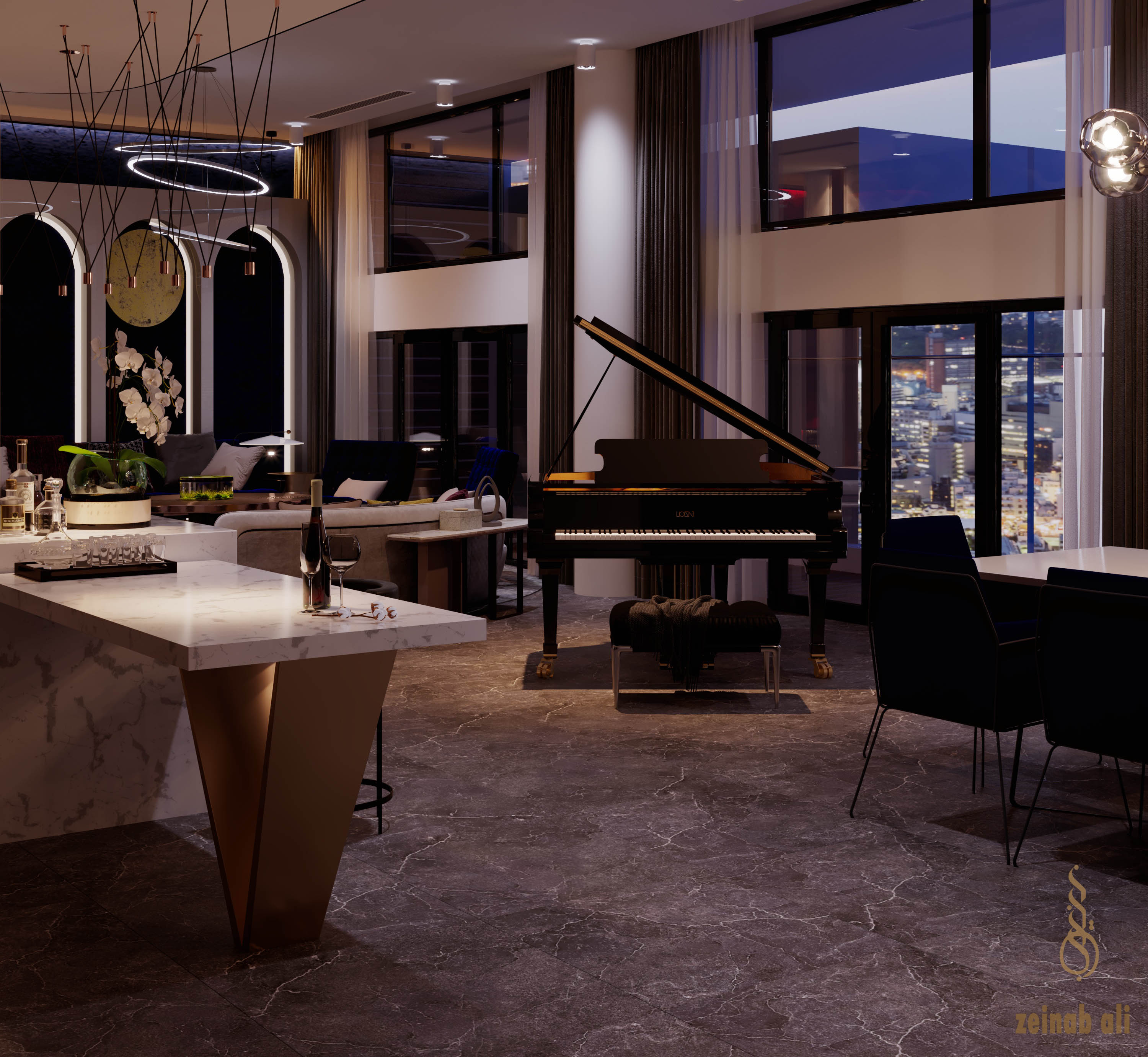 basic colors double hight living-5