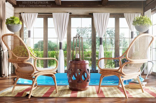 列宁格勒州尤基村猎人别墅室内设计项目-17