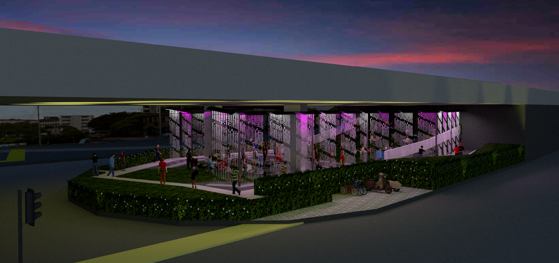 Butterworth Outer Ring Road (B.O.R.R.) Urban Public Spaces Below Highway | S.PIN ARCHITECT-27