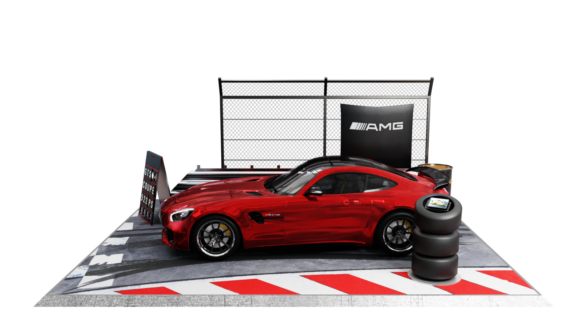 Mercedes Benz AMG Car Stand-1