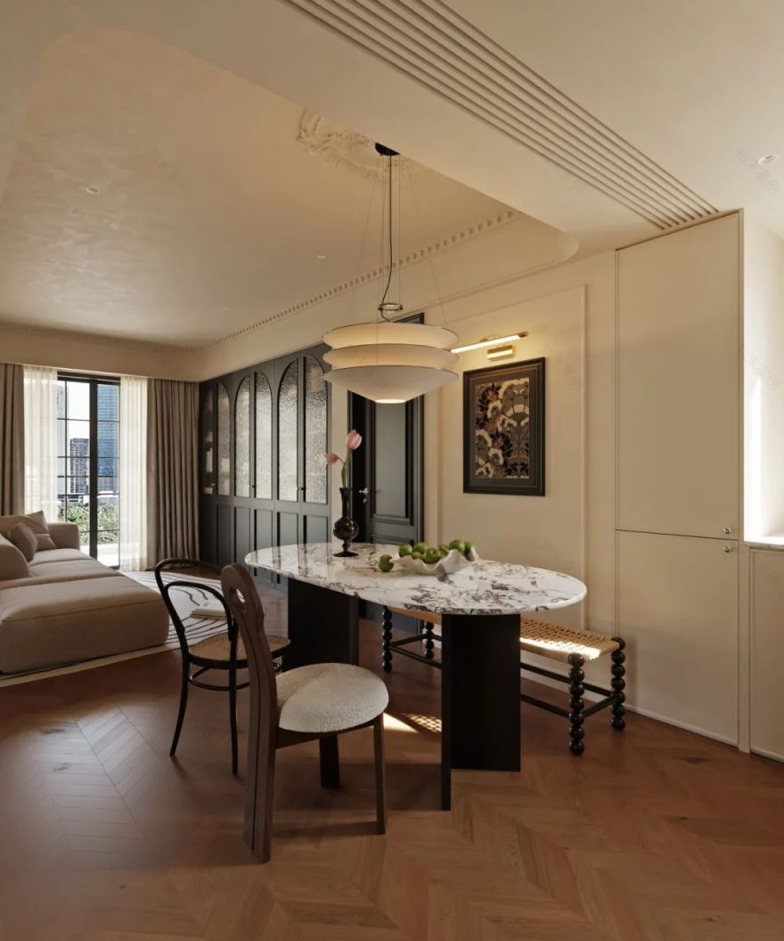 1218设计·法式与美式复古风的梦幻联动丨中国广州丨壹贰壹捌设计事务所-19