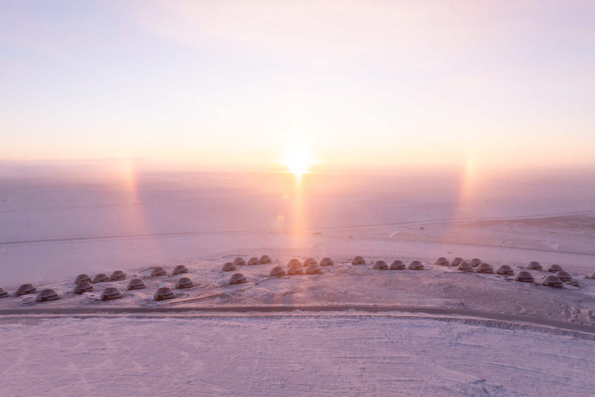 抵达大厅酒店内的火山丨中国锡林郭勒丨PLAT ASIA-21