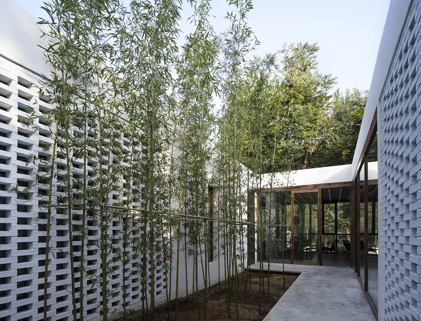 四棵树下的小院每喜merci mercy餐厅丨中国北京丨五架三间设计研究室-25