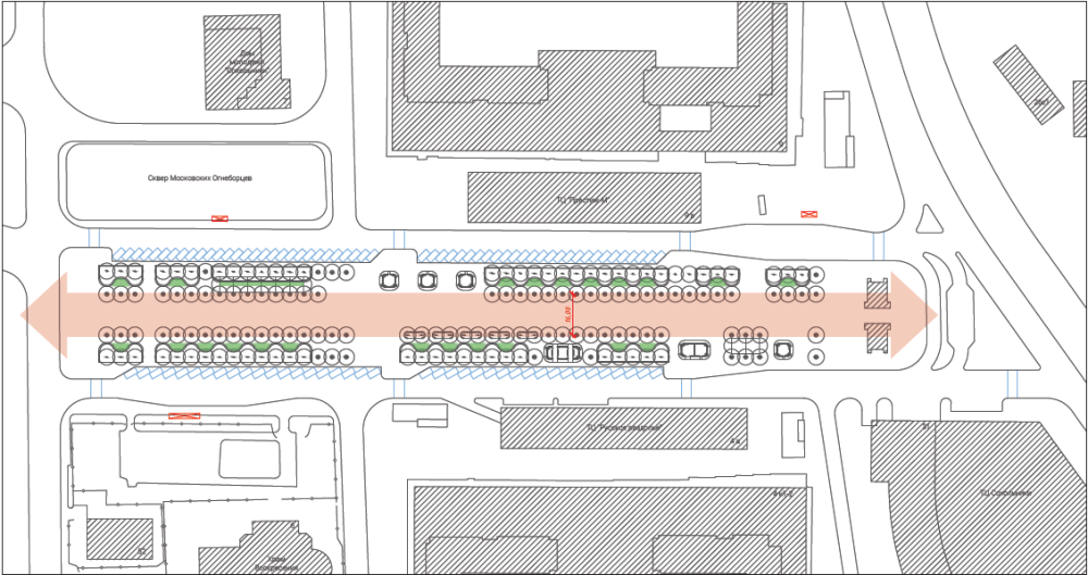 Сокольническая площадь（索科尔尼奇广场改善项目）丨俄罗斯莫斯科丨Megabudka-85