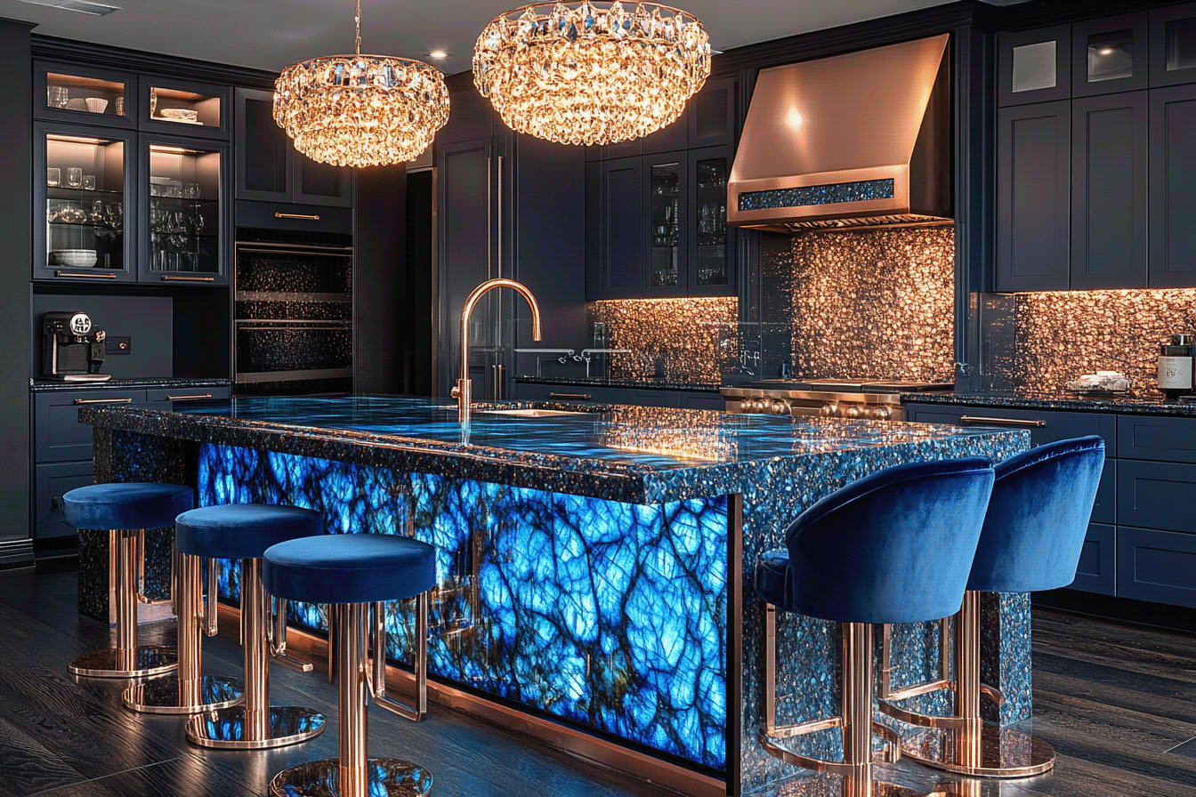 Extraordinary Bespoke Kitchen Islands by AICI-124