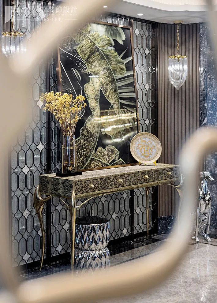 意式新奢华蓝白空间丨高度国际装饰设计集团武汉公司-23