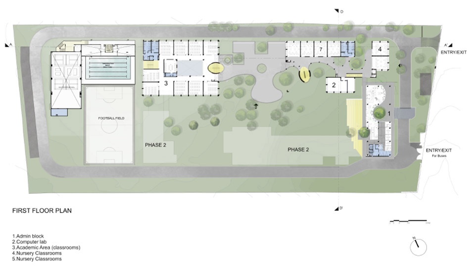 班加罗尔管理学院丨印度班加罗尔丨Vijay Gupta Architects-94