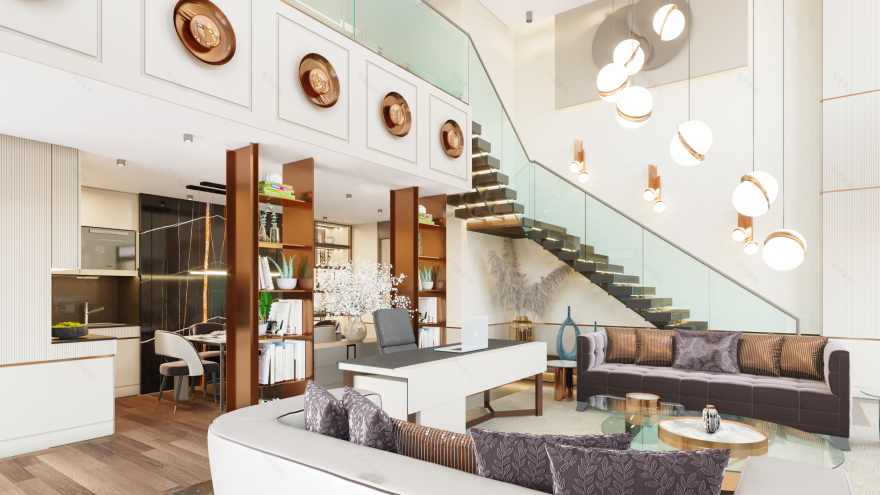 家庭工作空间区域丨土耳其安卡拉-19