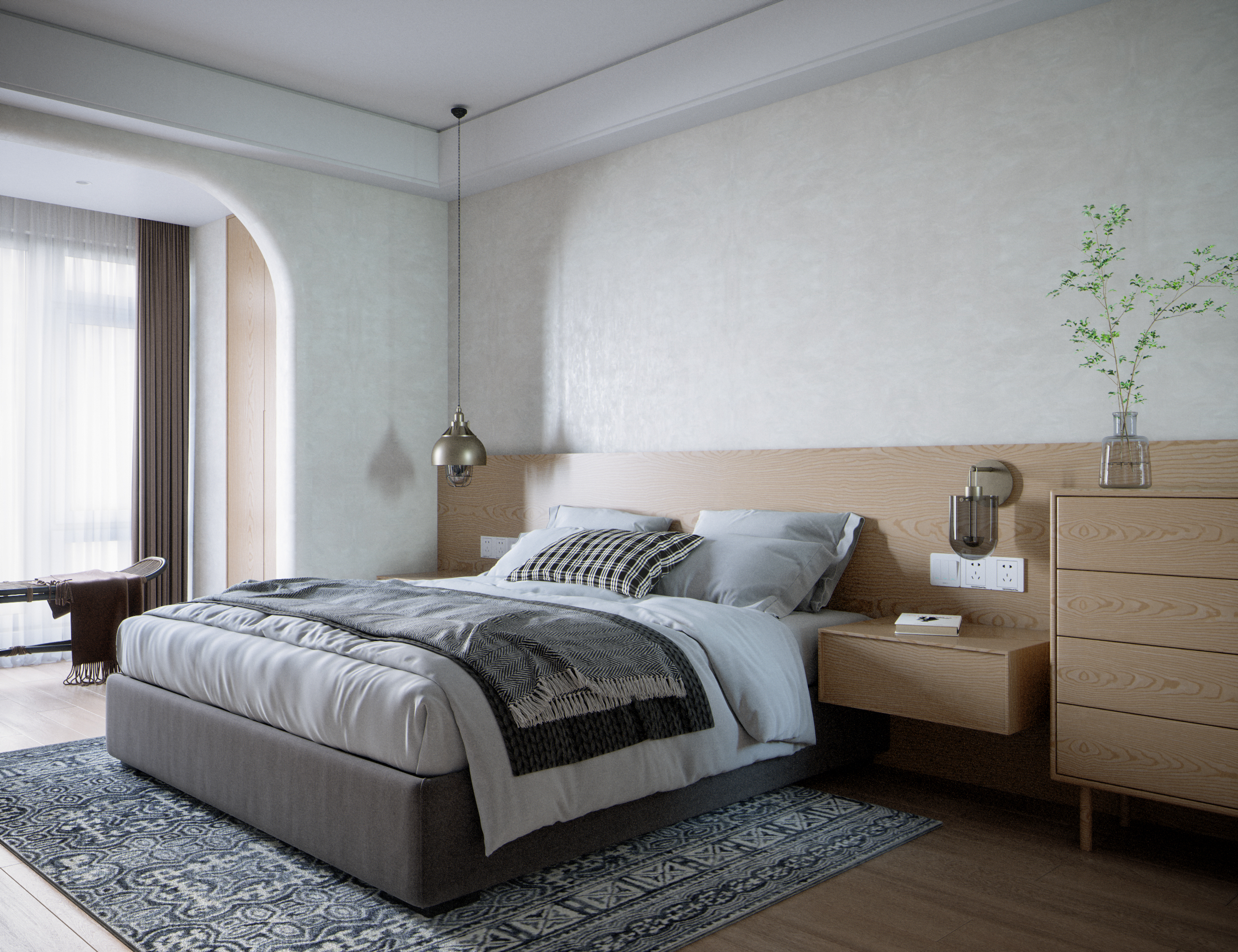 自然疗愈空间 | “木栖”光影艺术之家-12