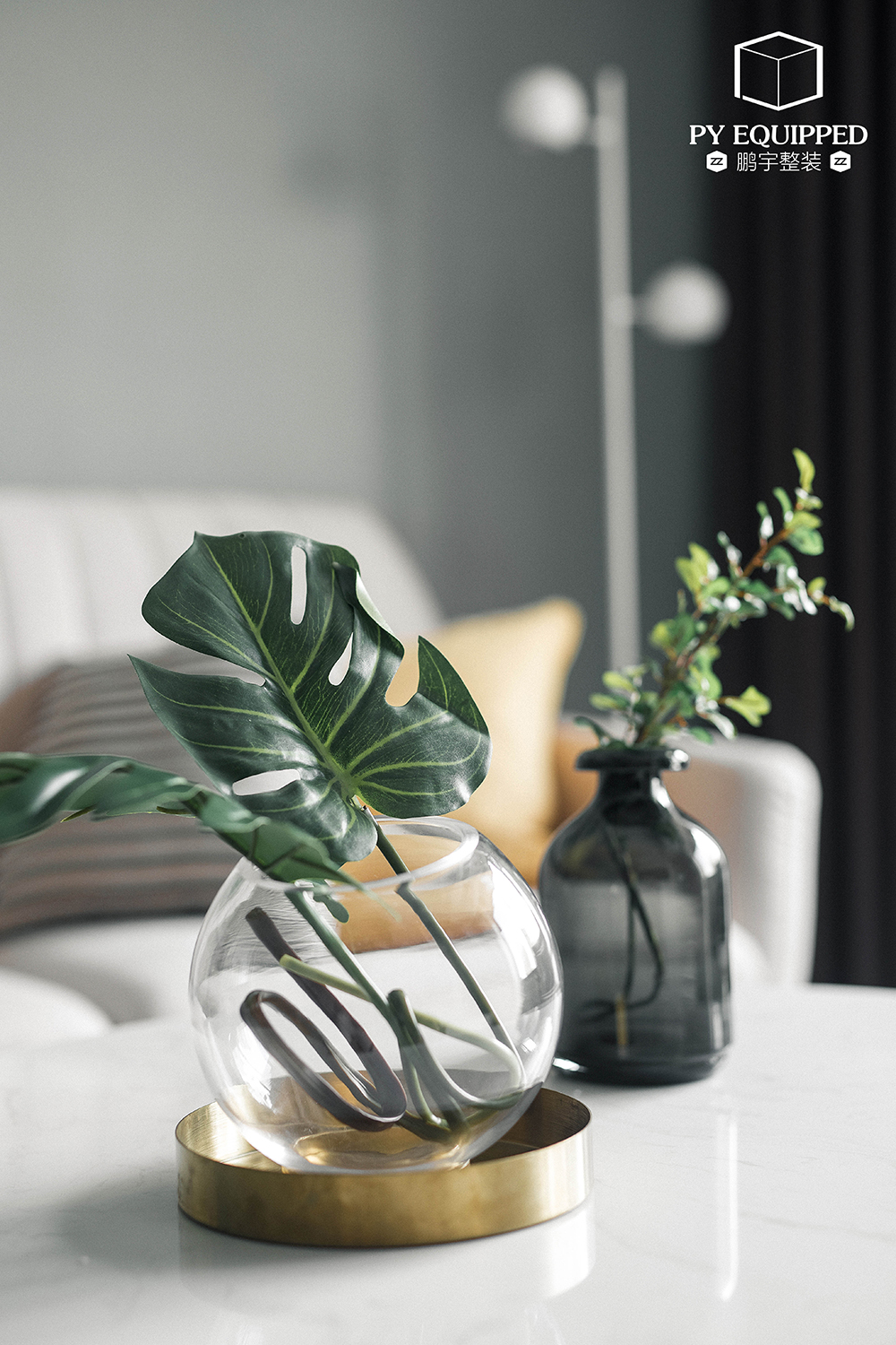 现代轻奢空间 | 鹏宇设计的深邃魅力-5