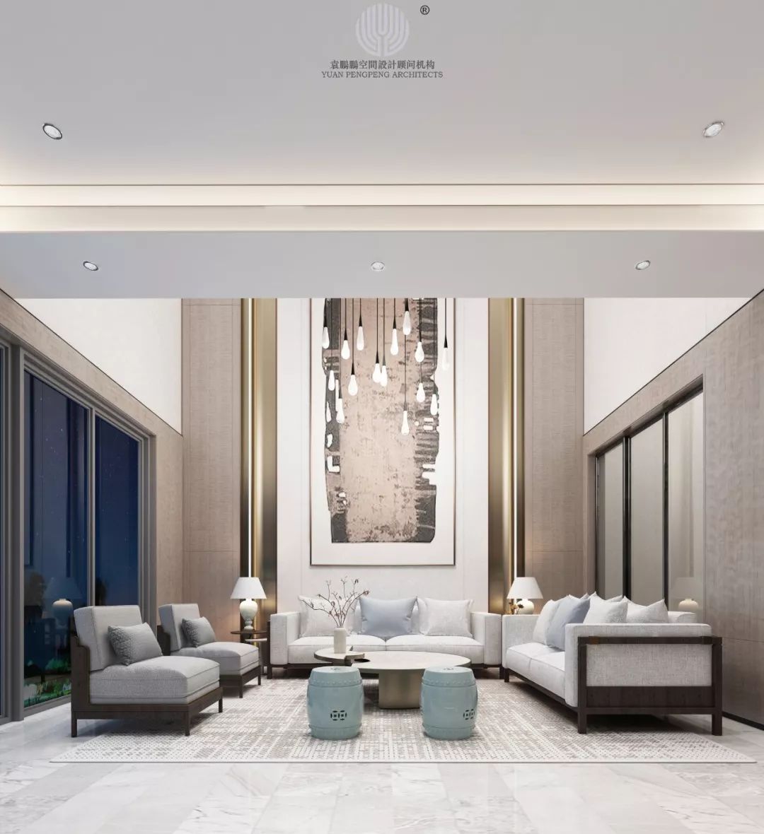 广东东莞星岸别墅样板间 | “看·山”的境界-48