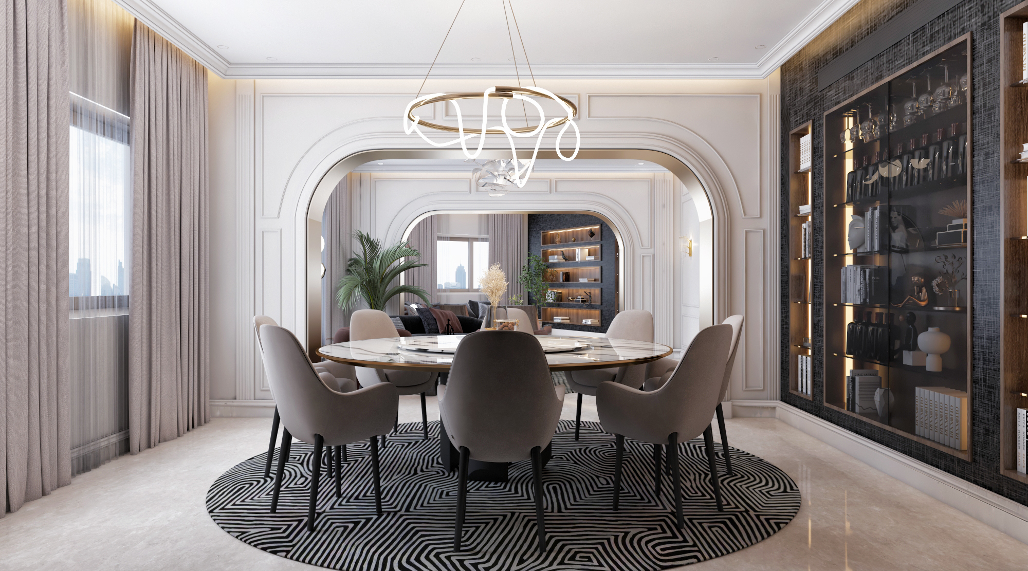 luxury Duplex design- Uptown Cairo-6