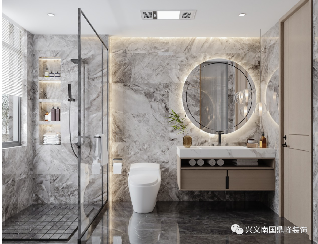 南国鼎峰四季花城 220㎡新中式装修丨鼎墅设计|邓梁-40