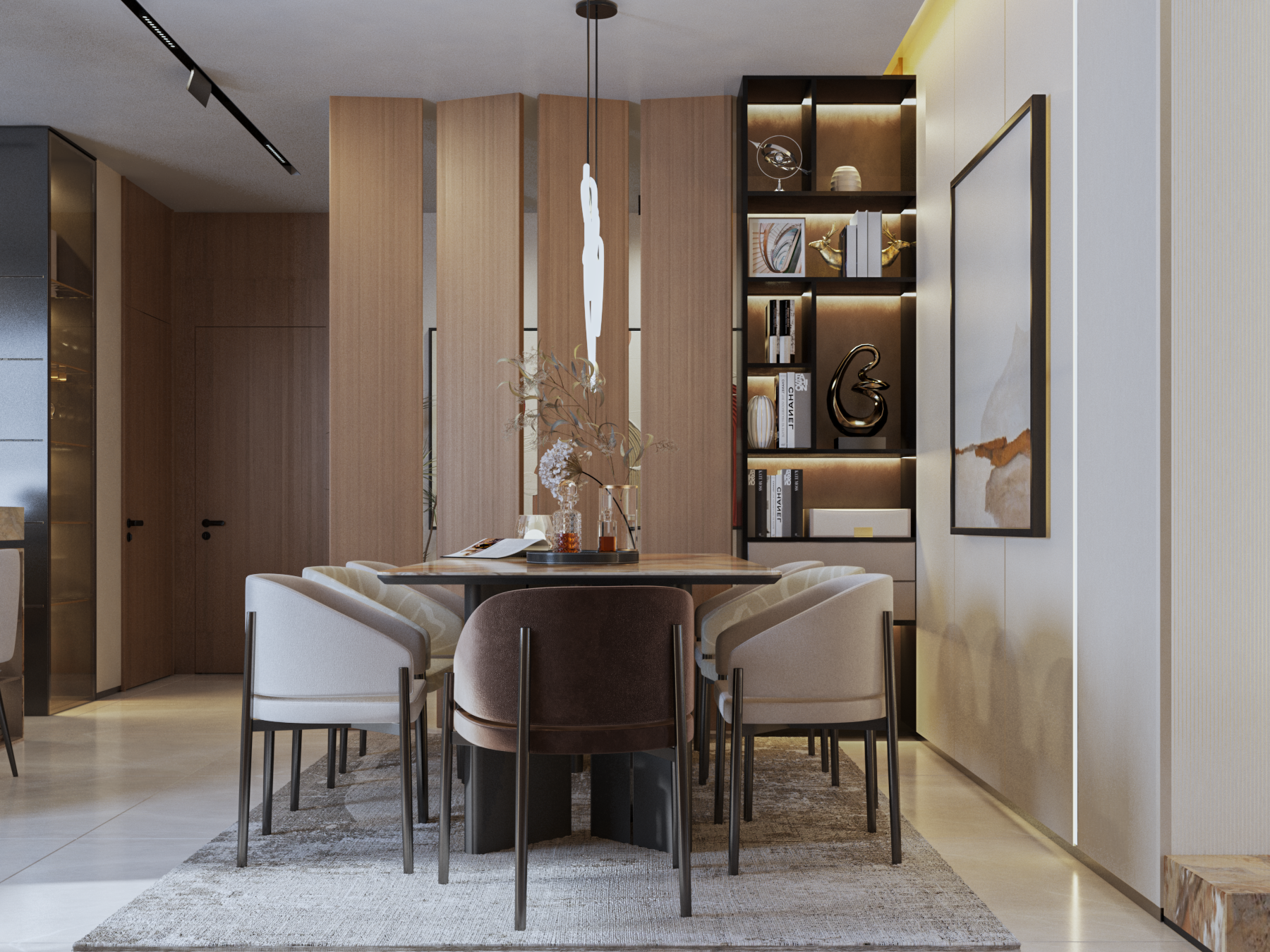 living & dinning and open kitchen-10