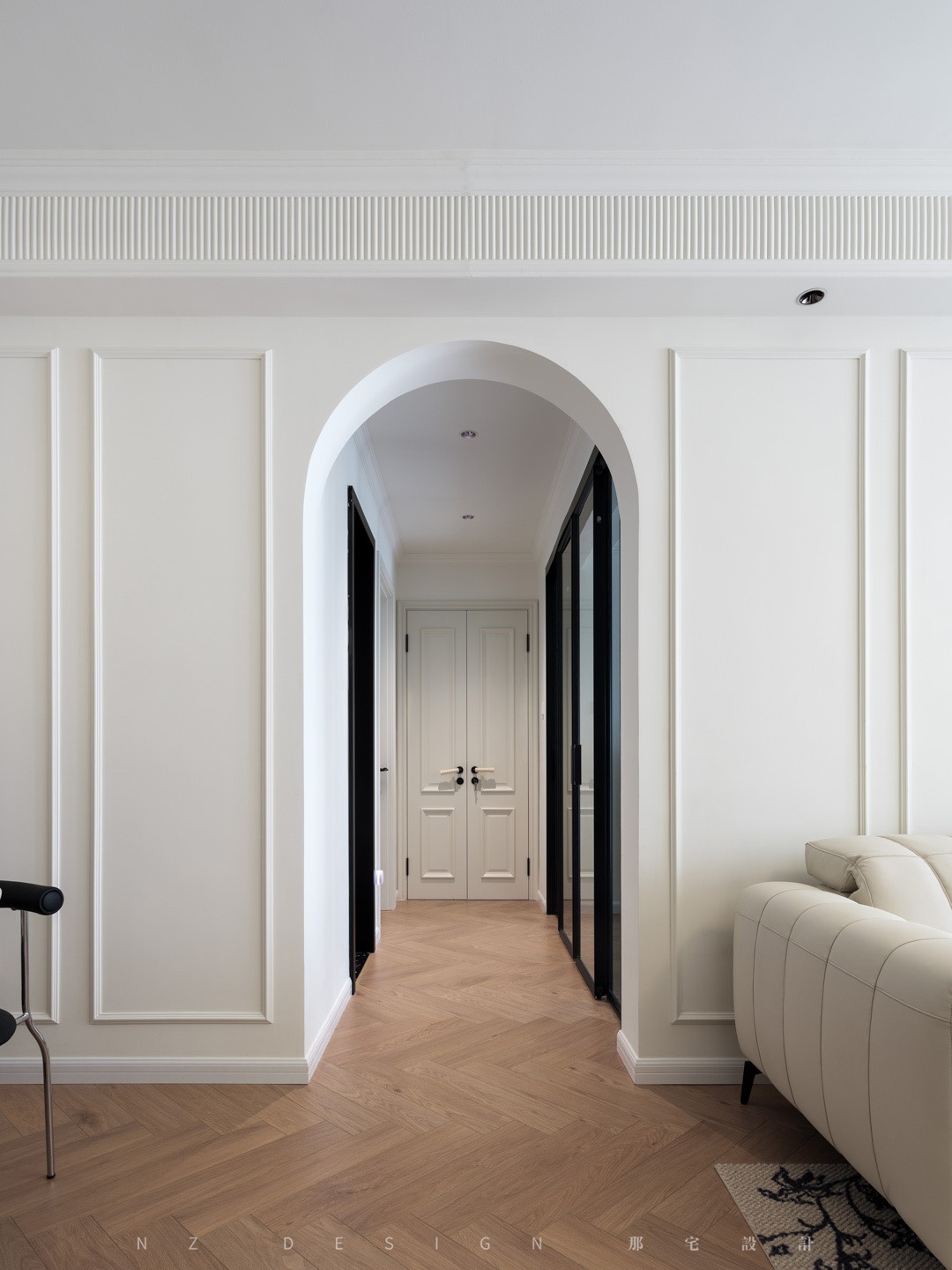 90 后两人一猫的惬意法式奶油风丨中国深圳丨那宅设计事务所-35