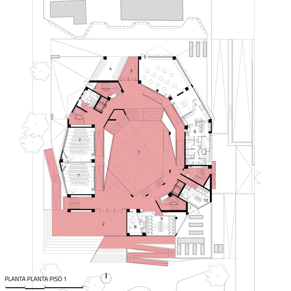 智利圣地亚哥大学商学院建筑设计丨Marsino Arquitectura-6