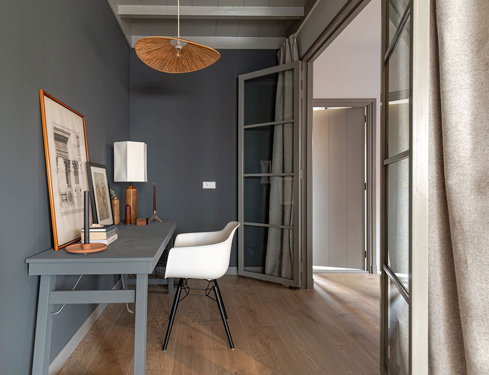 荷兰历史民居的灰阶现代设计-22